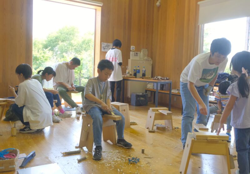 それぞれの作品作りの時間「けずりば」