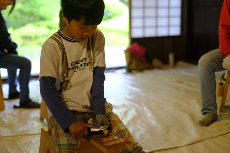 自分のナイフを使う、楽しい時間