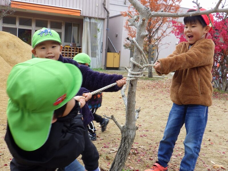 ロープ一本あれば楽しめる
