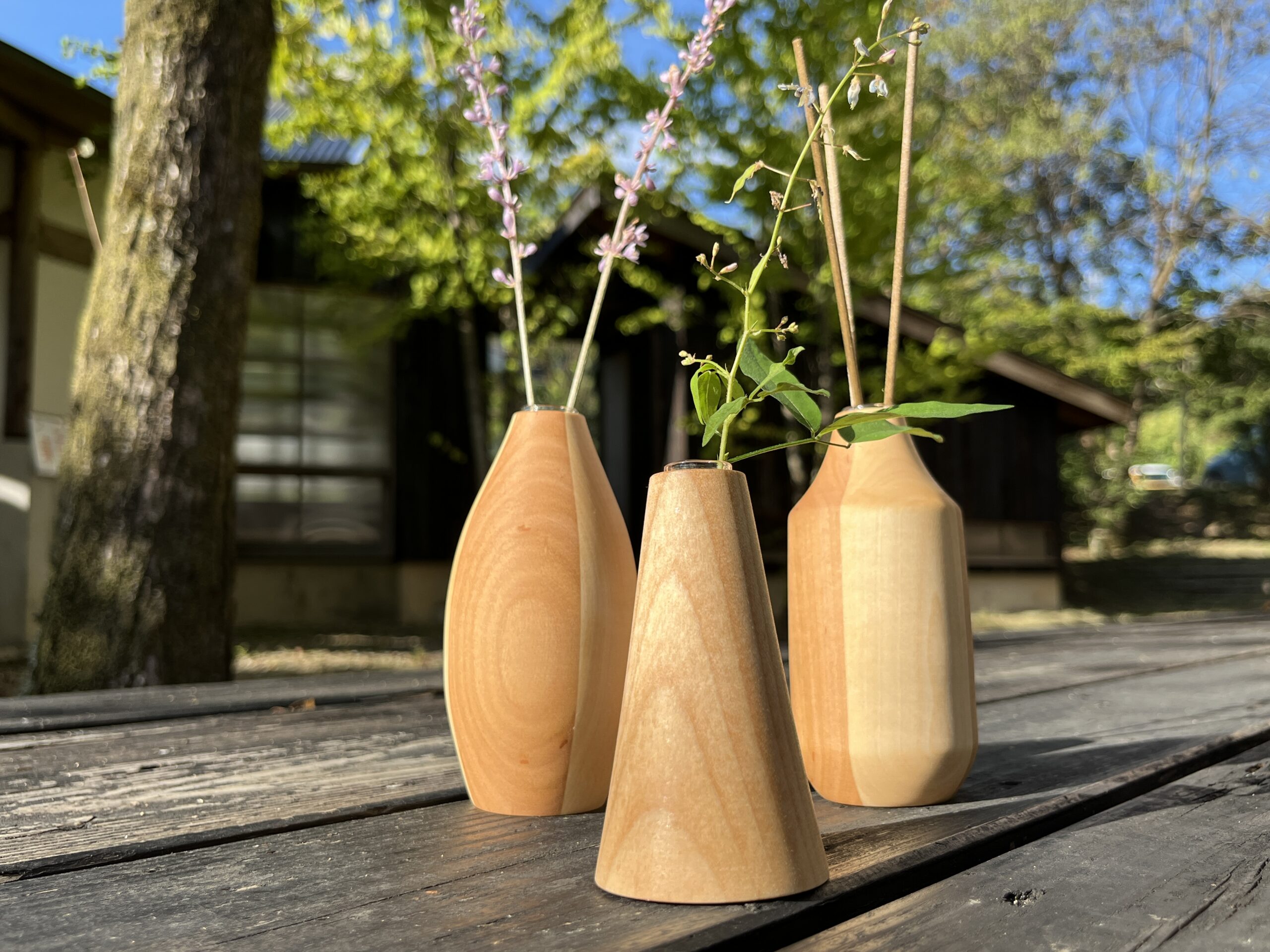 満員御礼！木の一輪挿しで生活に潤いを！名古屋で木工旋盤ワーク