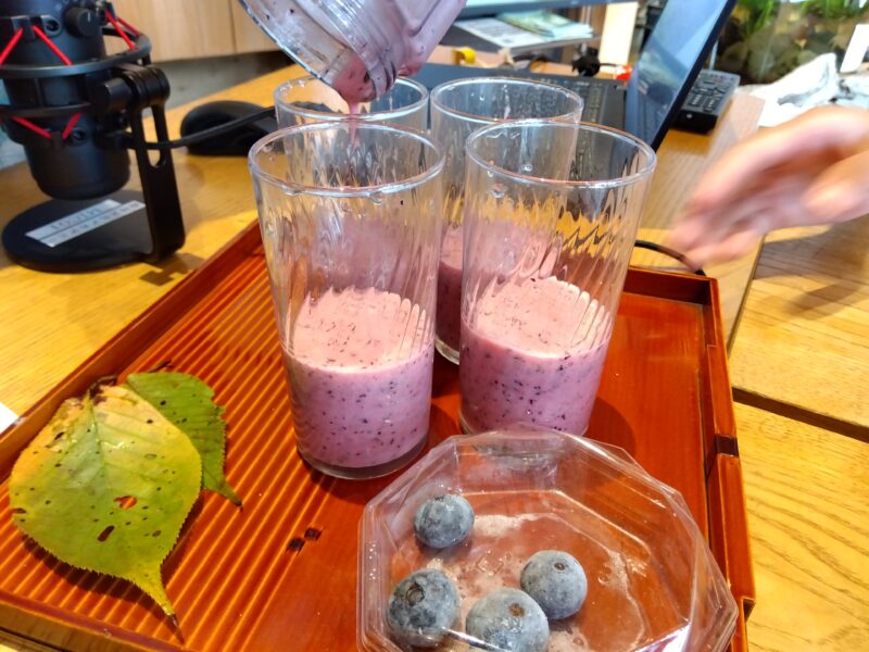 甘酒ブルーベリースムージー