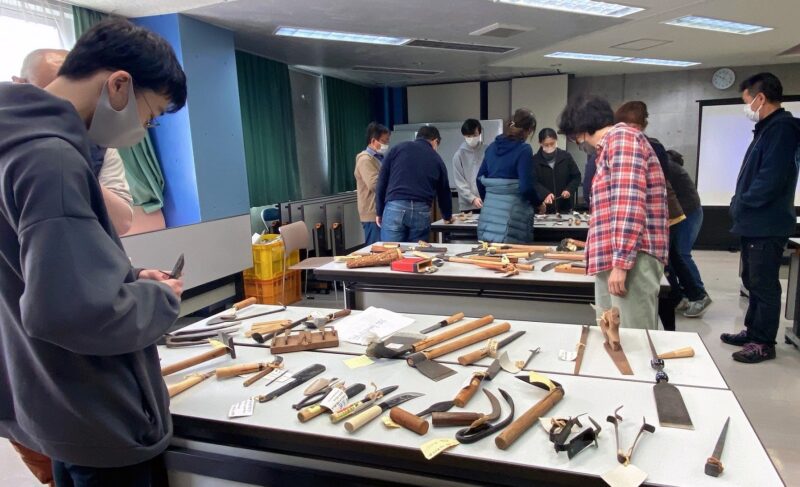 様々な林業用道具類