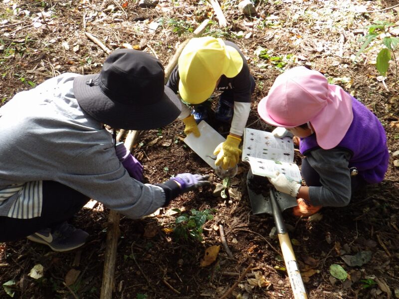 小さな命との出会いを探求する姿は、立派な研究者