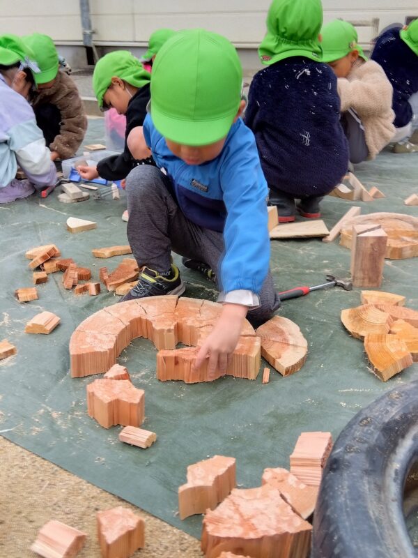 叩いて割って、ジグソーパズルができた