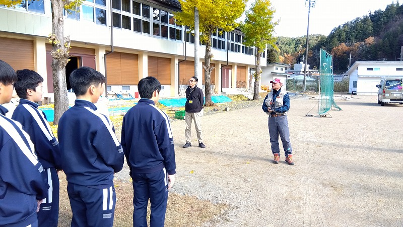 初めに本日の体験内容を生徒さんと共有