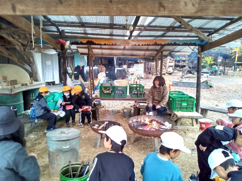 みんなでお喋り、温かい時間