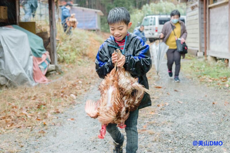 自然体験活動の１シーン