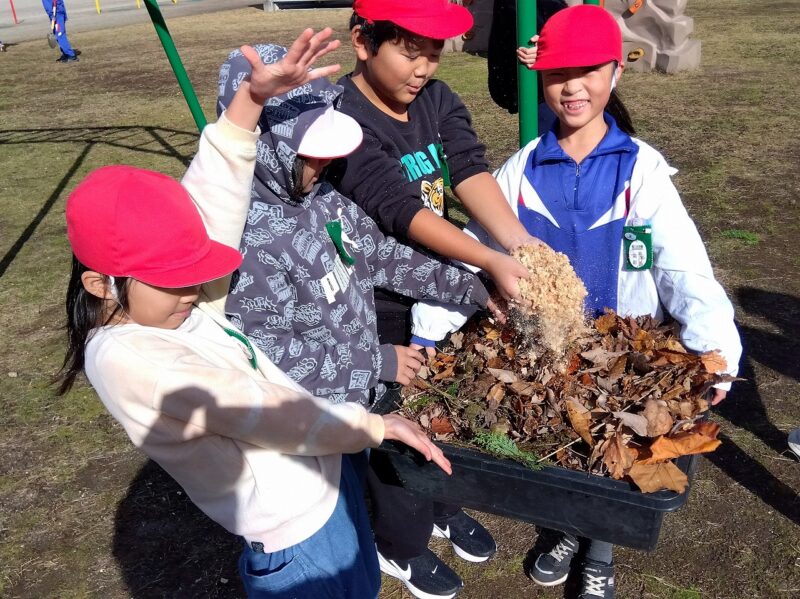 これが私たちの考えた森の道！