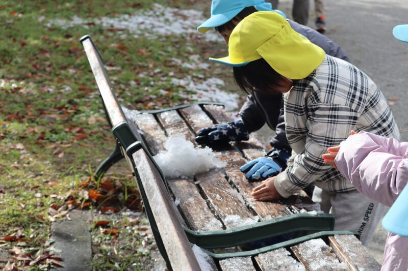 雪が溶ける前にあそぼう