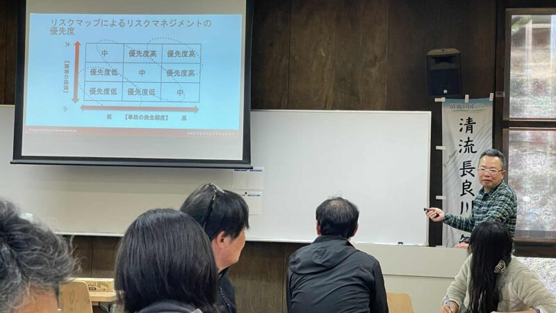 リスクマップの説明中(小川)