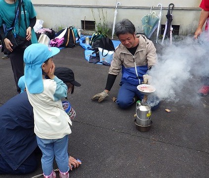 白い煙を出すケリーケトル