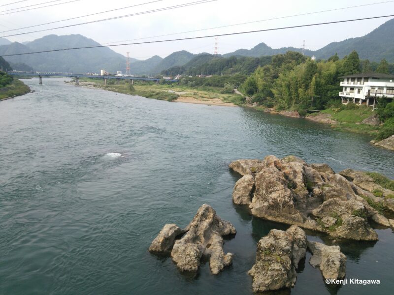 長良川美濃橋付近