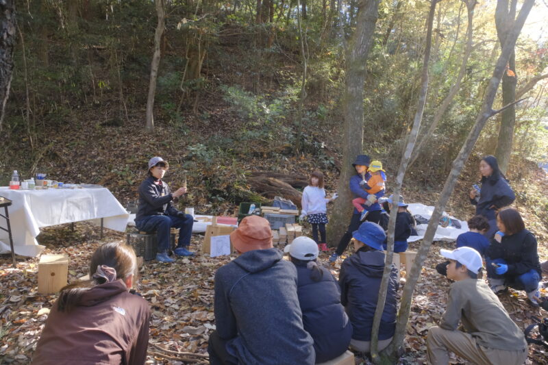 11月に開催した百年公園の活動の様子
