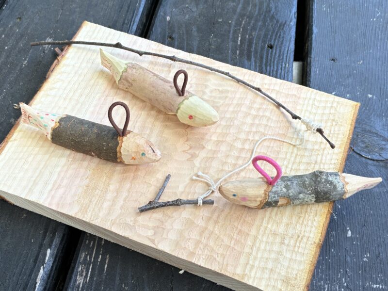 さかな釣りのおもちゃを作ります