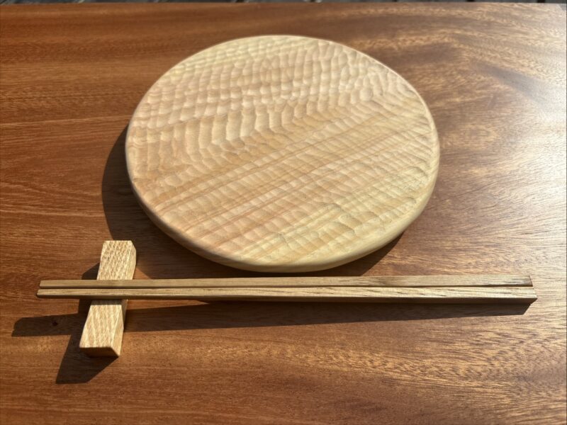 もの作りキャンプ、お皿とお箸