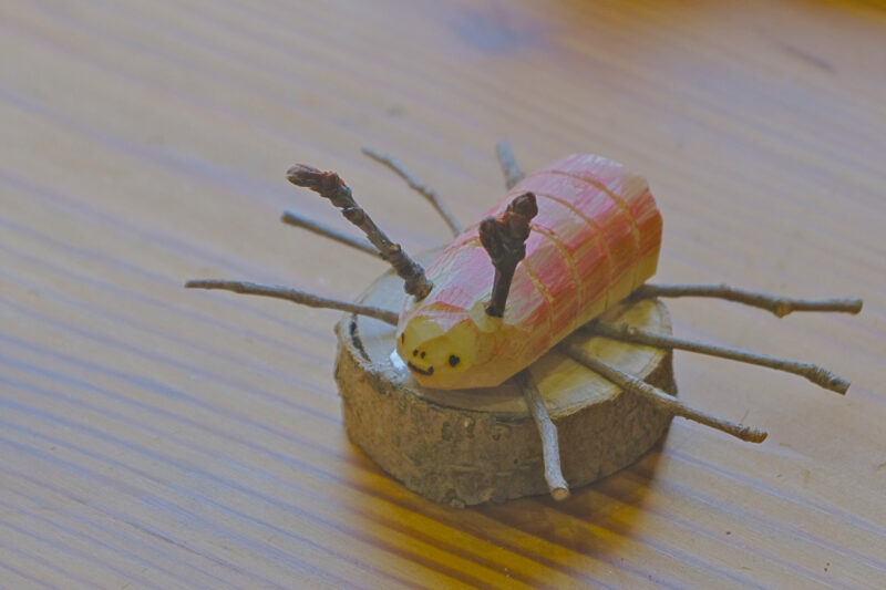 昨年のむし作りに参加された方の作品