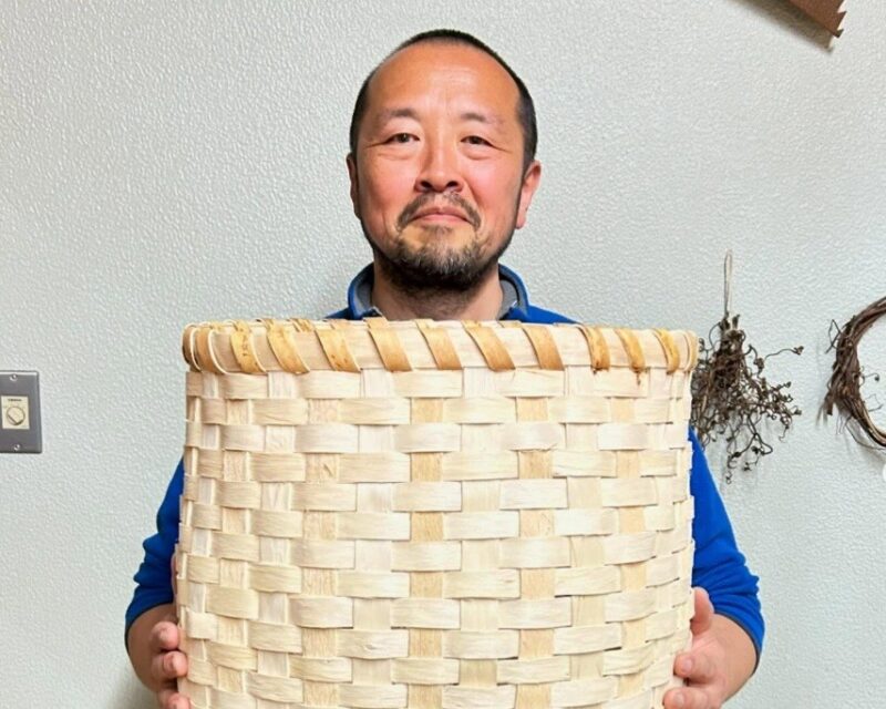 ヤチダモのかご
